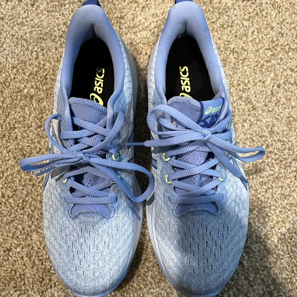 ASICS Kinsei max 20 blue trainers